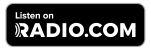 Listen on RADIO.COM black rectangular badge